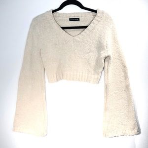 Honey bum set size small crop sweater shorts NWOT